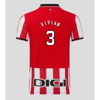 Athletic Bilbao Dani Vivian #3 Hjemmebanetrøje 2025-26 Kortærmet
